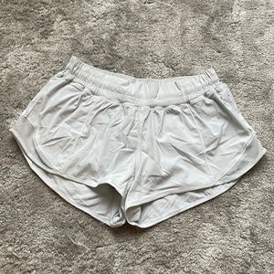 White hottie hot lululemon shorts